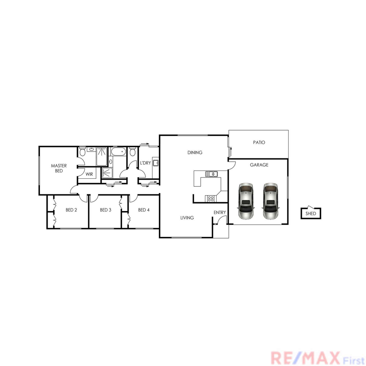 Floorplan of Homely house listing, 8 Cannon Lane, Little Mountain QLD 4551