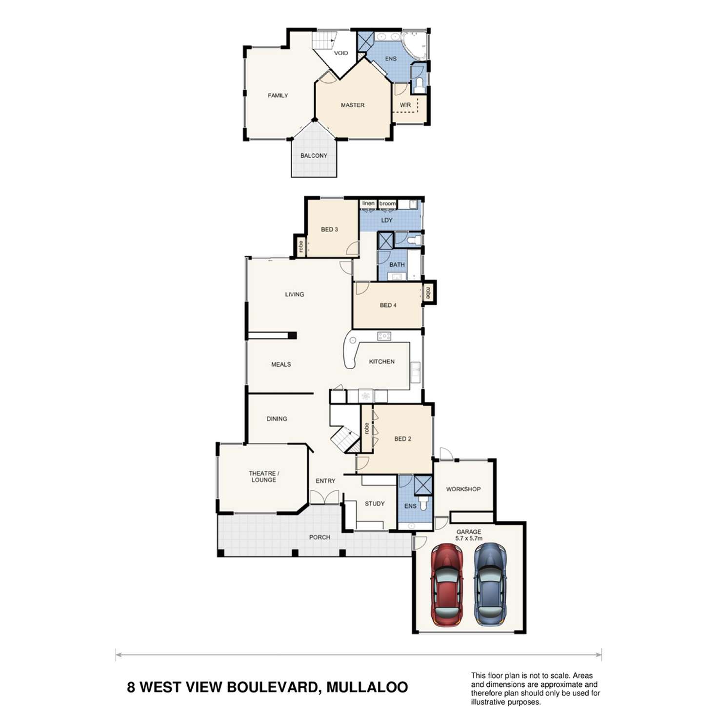 Floorplan of Homely house listing, 8 West View Boulevard, Mullaloo WA 6027