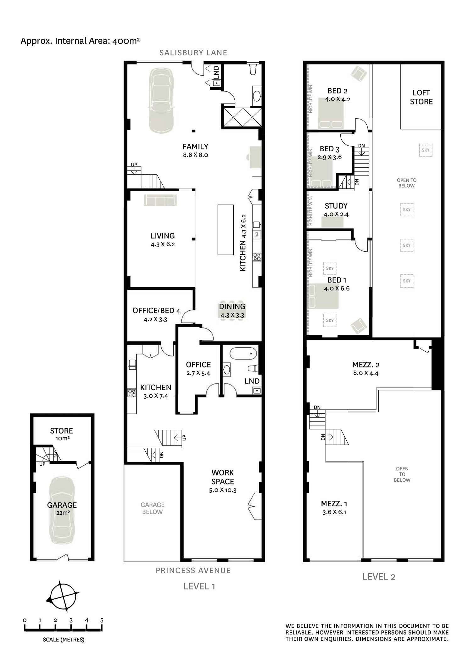 Floorplan of Homely warehouse listing, 16 Princess Avenue, Rosebery NSW 2018