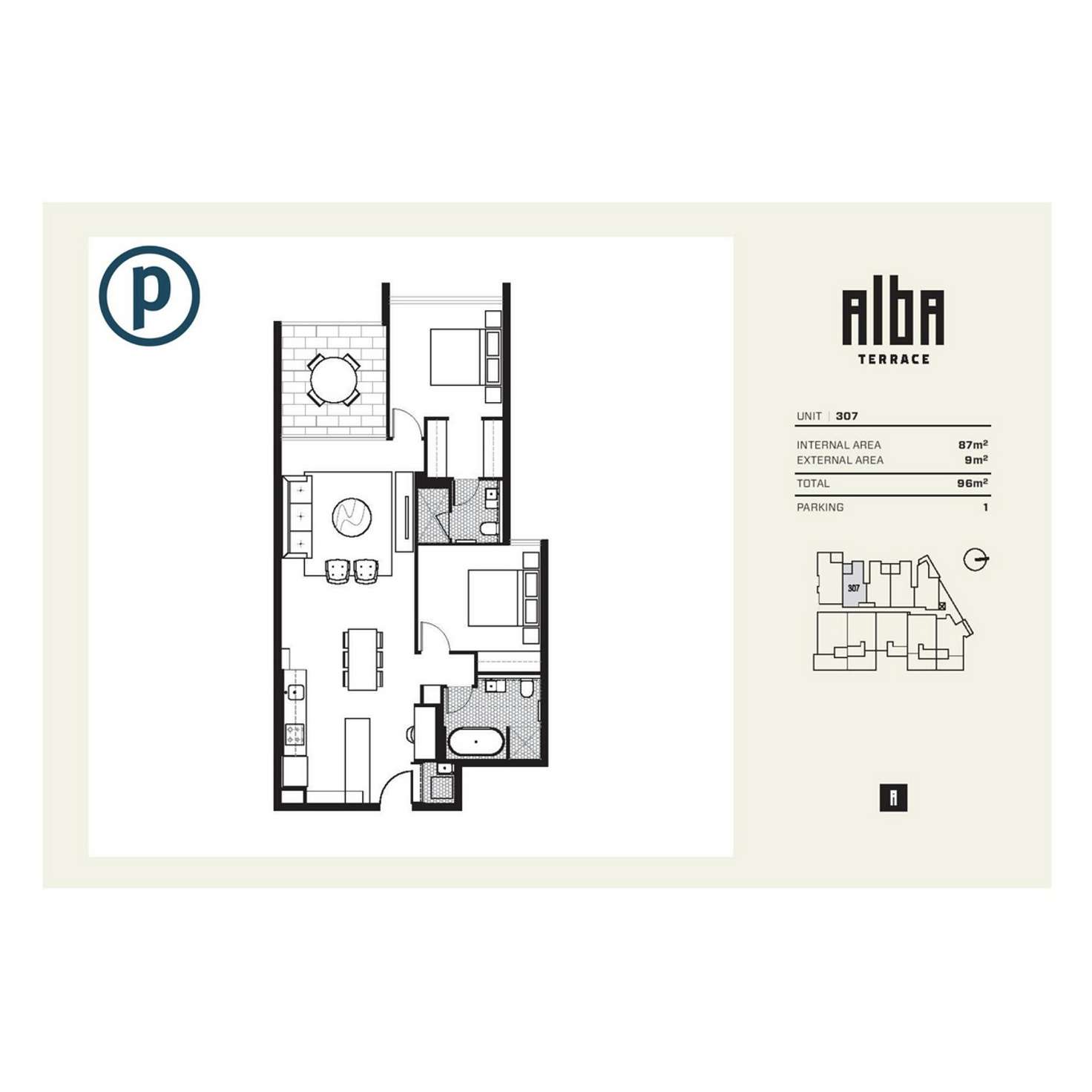 Floorplan of Homely apartment listing, 307/9 Lapraik Street, Ascot QLD 4007