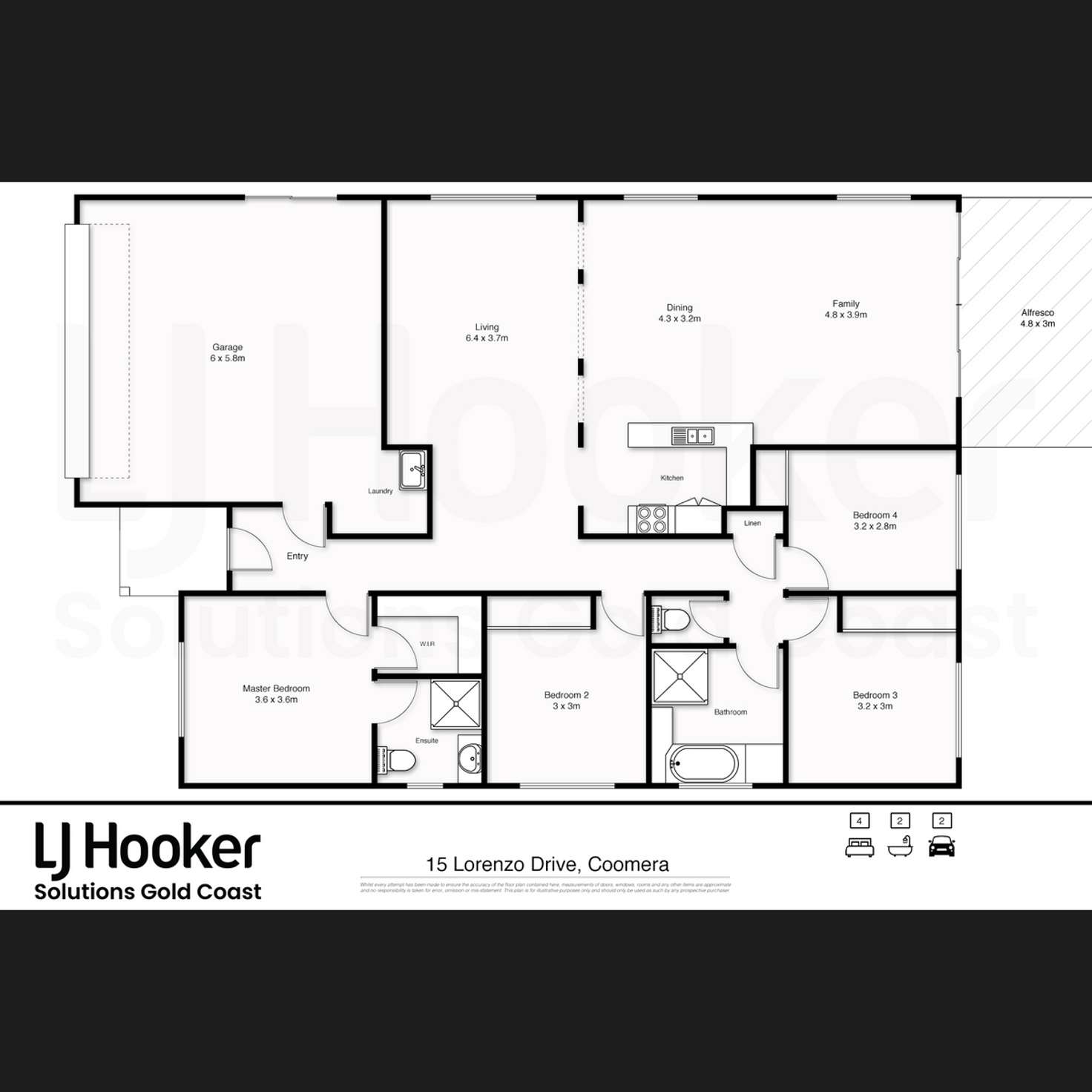 Floorplan of Homely house listing, 15 Lorenzo Drive, Coomera QLD 4209