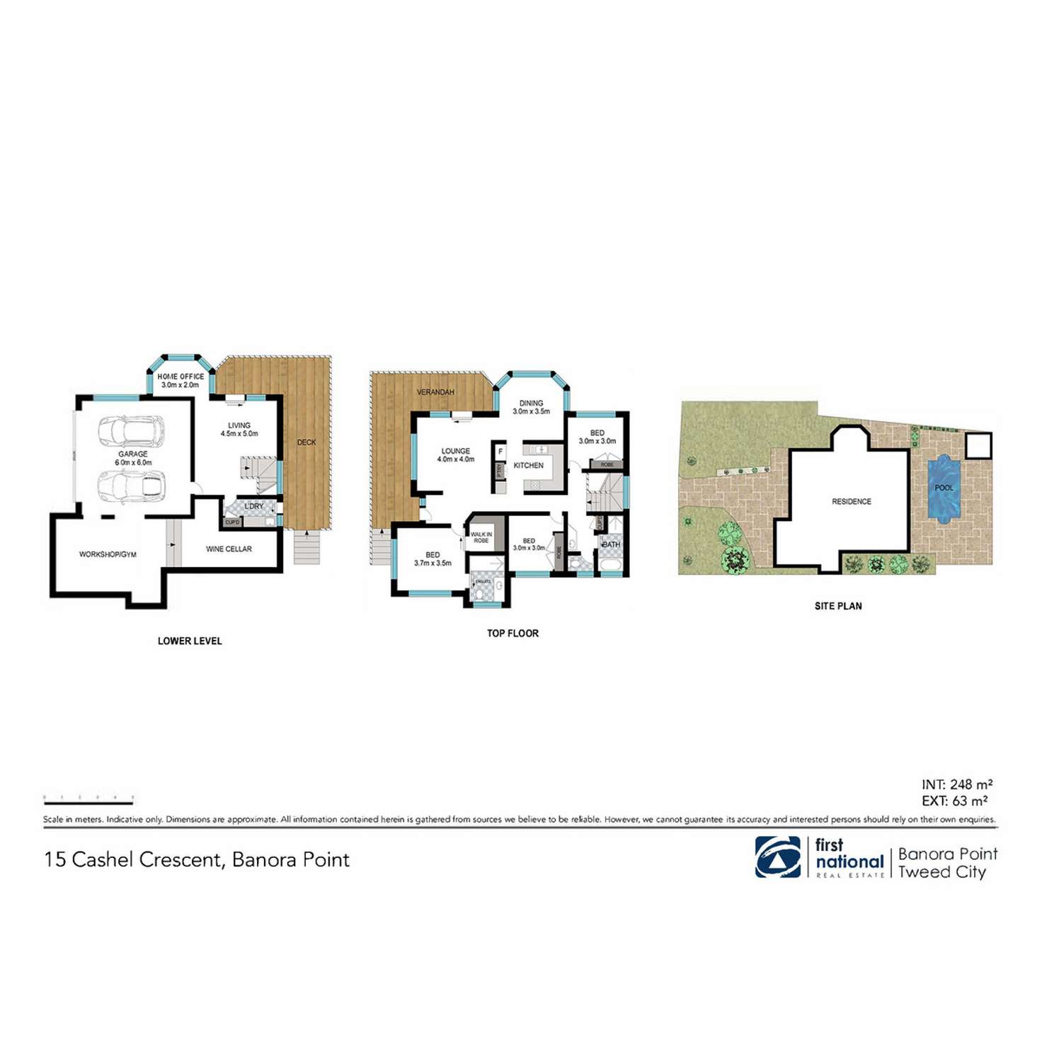 Floorplan of Homely house listing, 15 Cashel Crescent, Banora Point NSW 2486