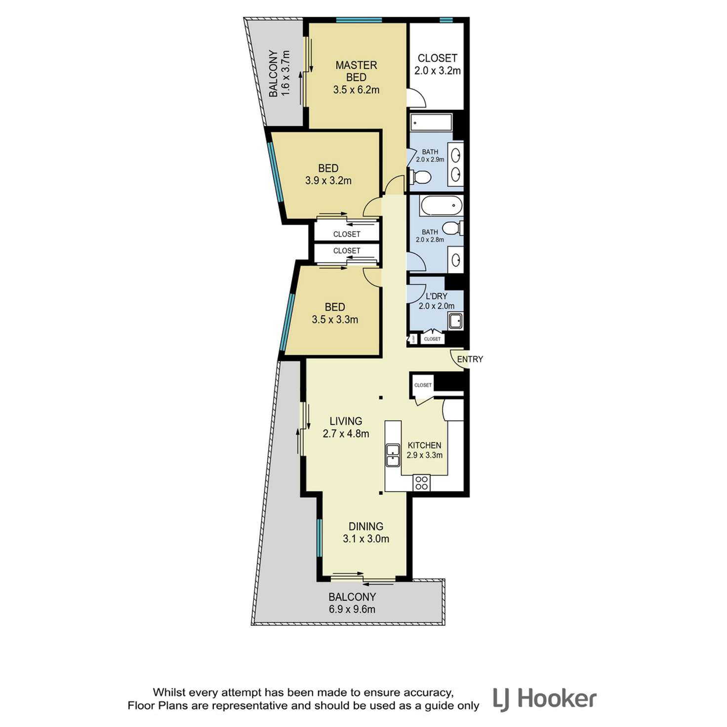 Floorplan of Homely unit listing, 401/27 Kingsmill Street, Chermside QLD 4032