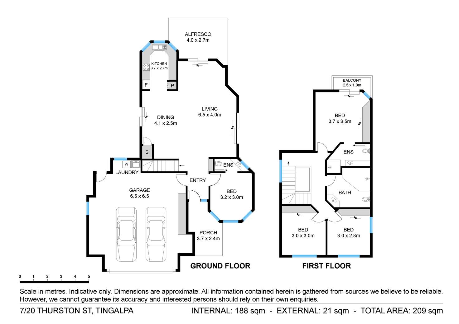 Floorplan of Homely townhouse listing, 7/20 Thurston Street, Tingalpa QLD 4173