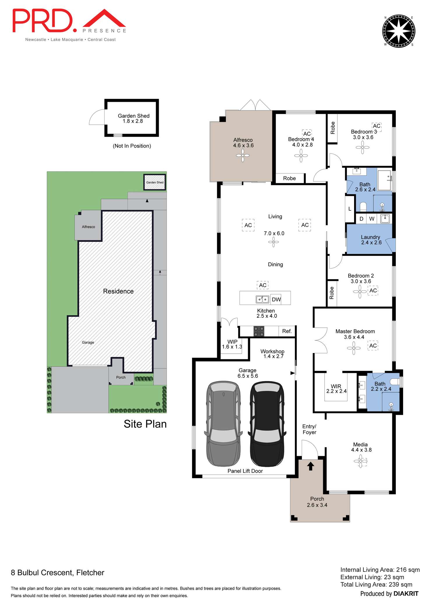 Floorplan of Homely house listing, 8 Bulbul Crescent, Fletcher NSW 2287