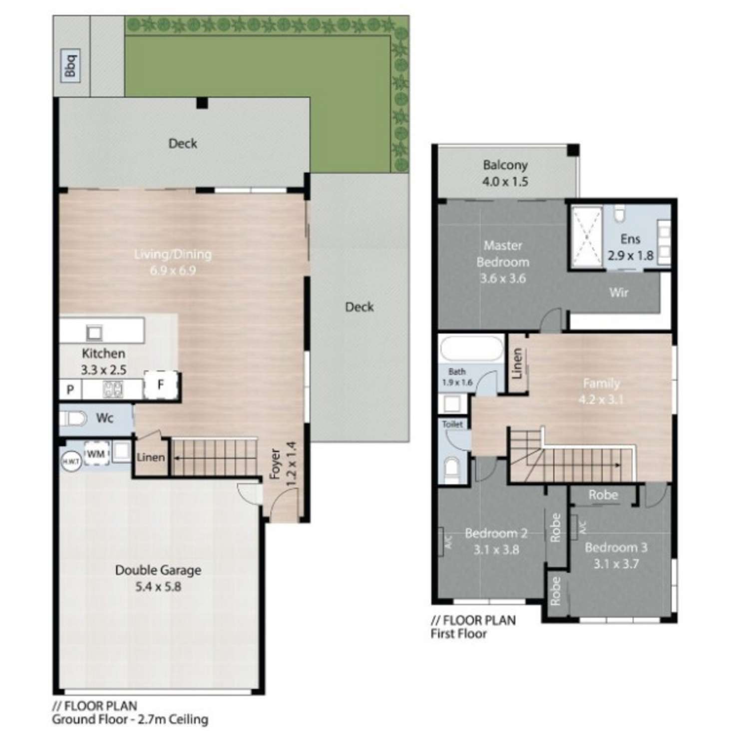 Floorplan of Homely townhouse listing, 14/3031 The Boulevard, Carrara QLD 4211