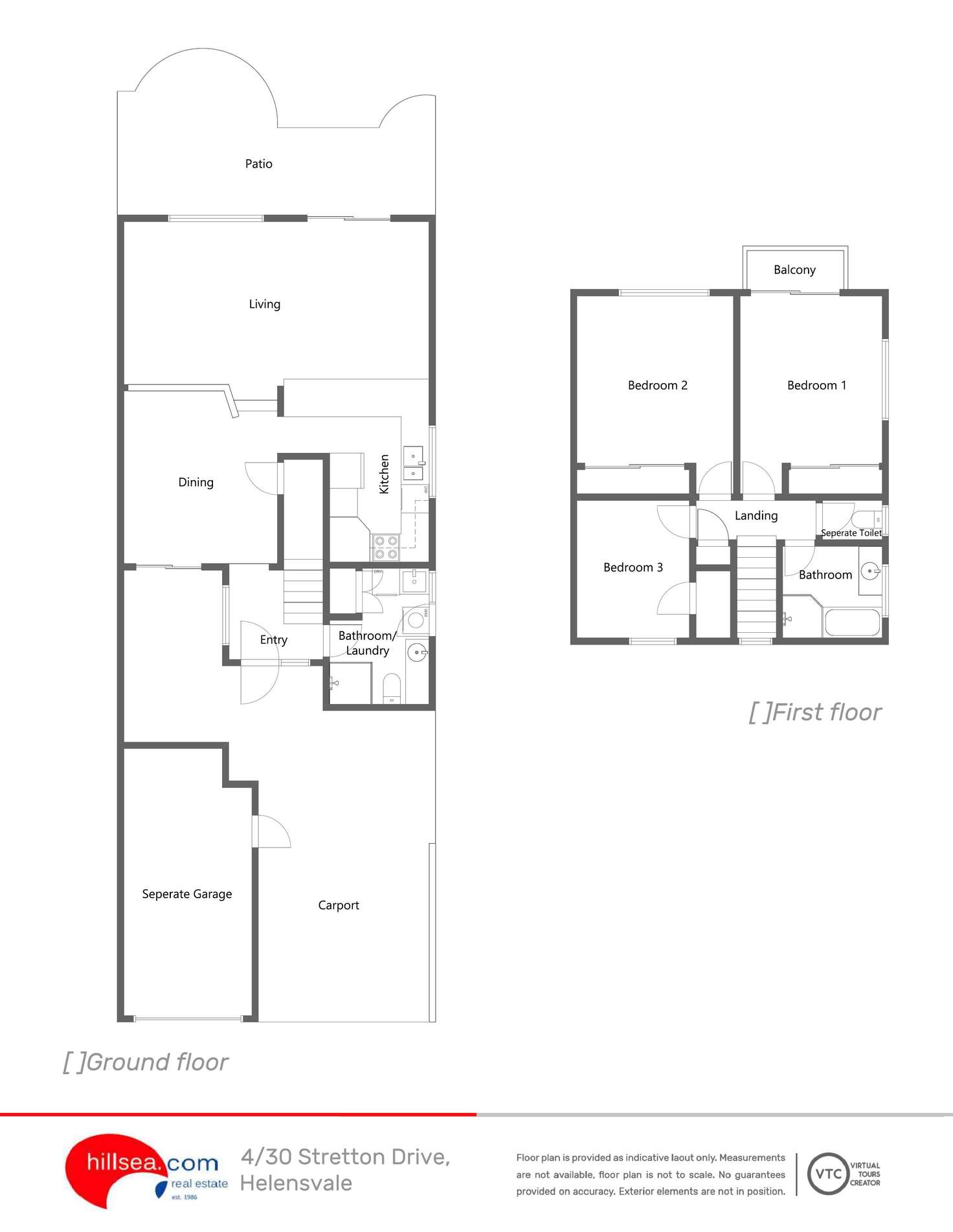 Floorplan of Homely townhouse listing, 4/30 Stretton Drive, Helensvale QLD 4212