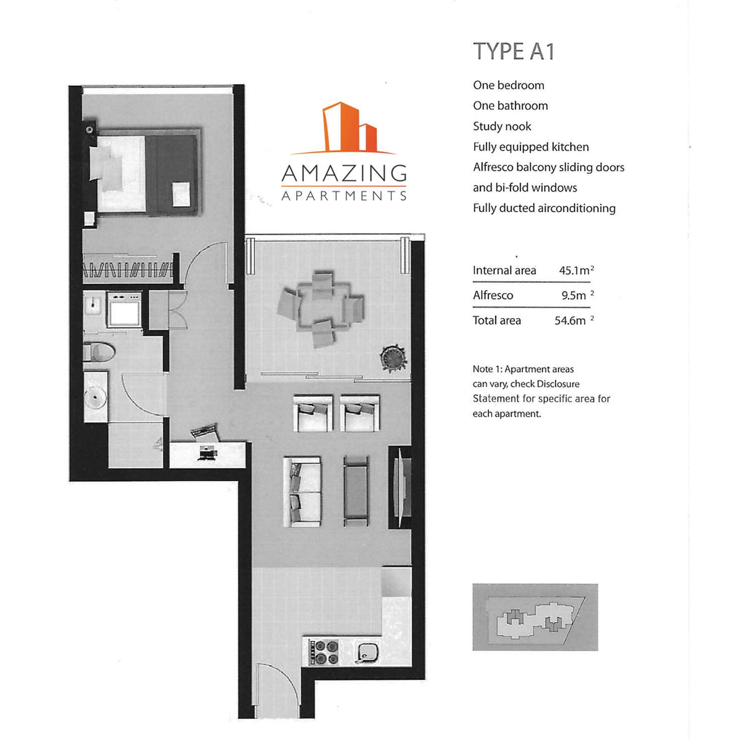 Floorplan of Homely apartment listing, 16 Hamilton Place, Bowen Hills QLD 4006