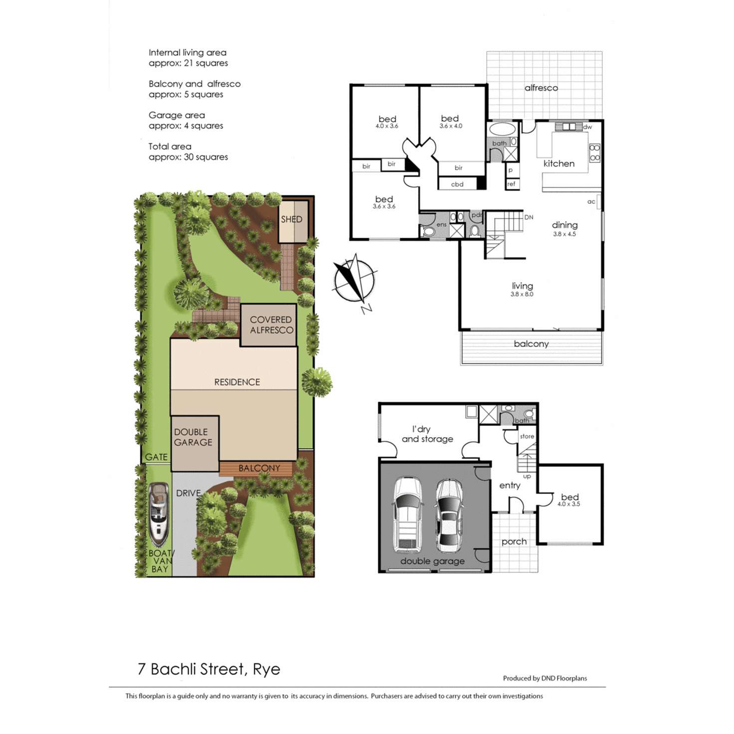 Floorplan of Homely house listing, 7 Bachli Street, Rye VIC 3941