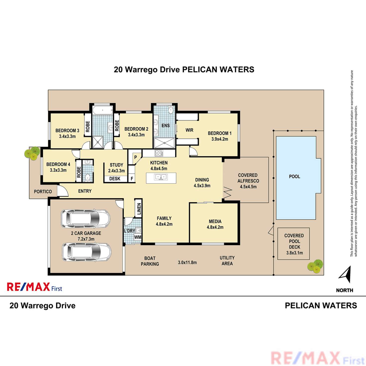 Floorplan of Homely house listing, 20 Warrego Drive, Pelican Waters QLD 4551
