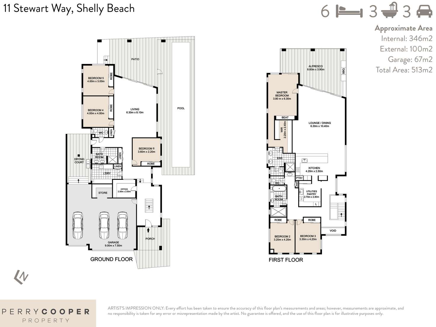Floorplan of Homely house listing, 11 Stewart Way, Shelly Beach QLD 4551