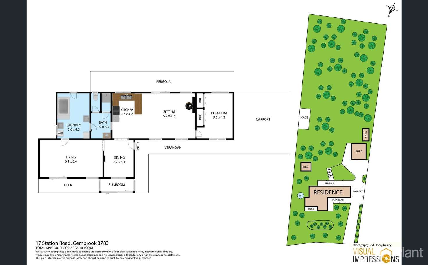 Floorplan of Homely house listing, 17 Station Road, Gembrook VIC 3783
