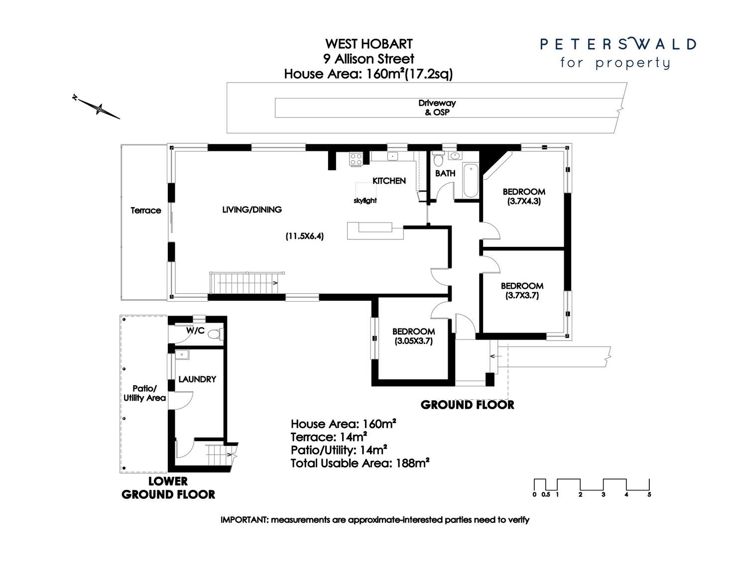 Floorplan of Homely house listing, 9 Allison Street, West Hobart TAS 7000