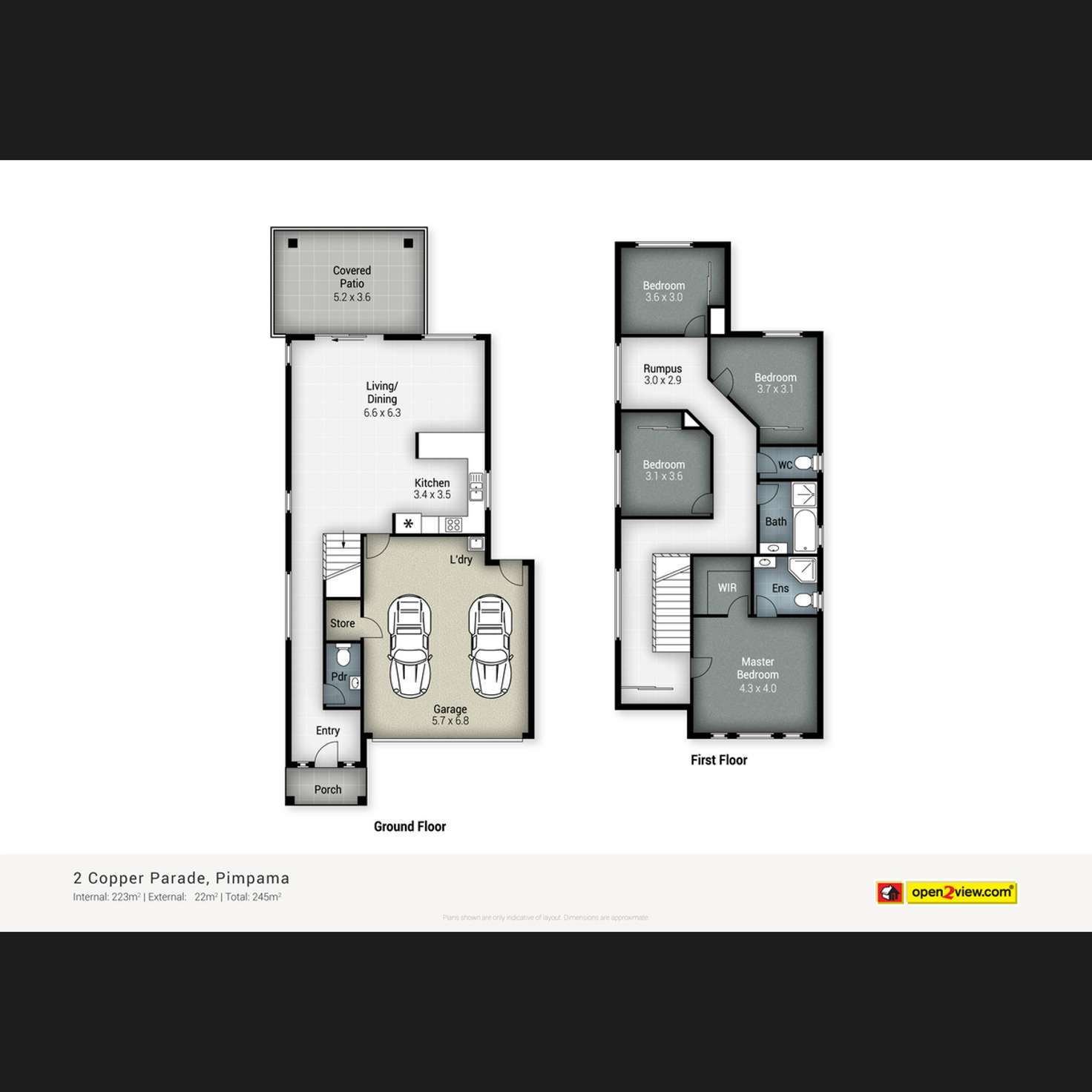 Floorplan of Homely house listing, 2 Copper Parade, Pimpama QLD 4209