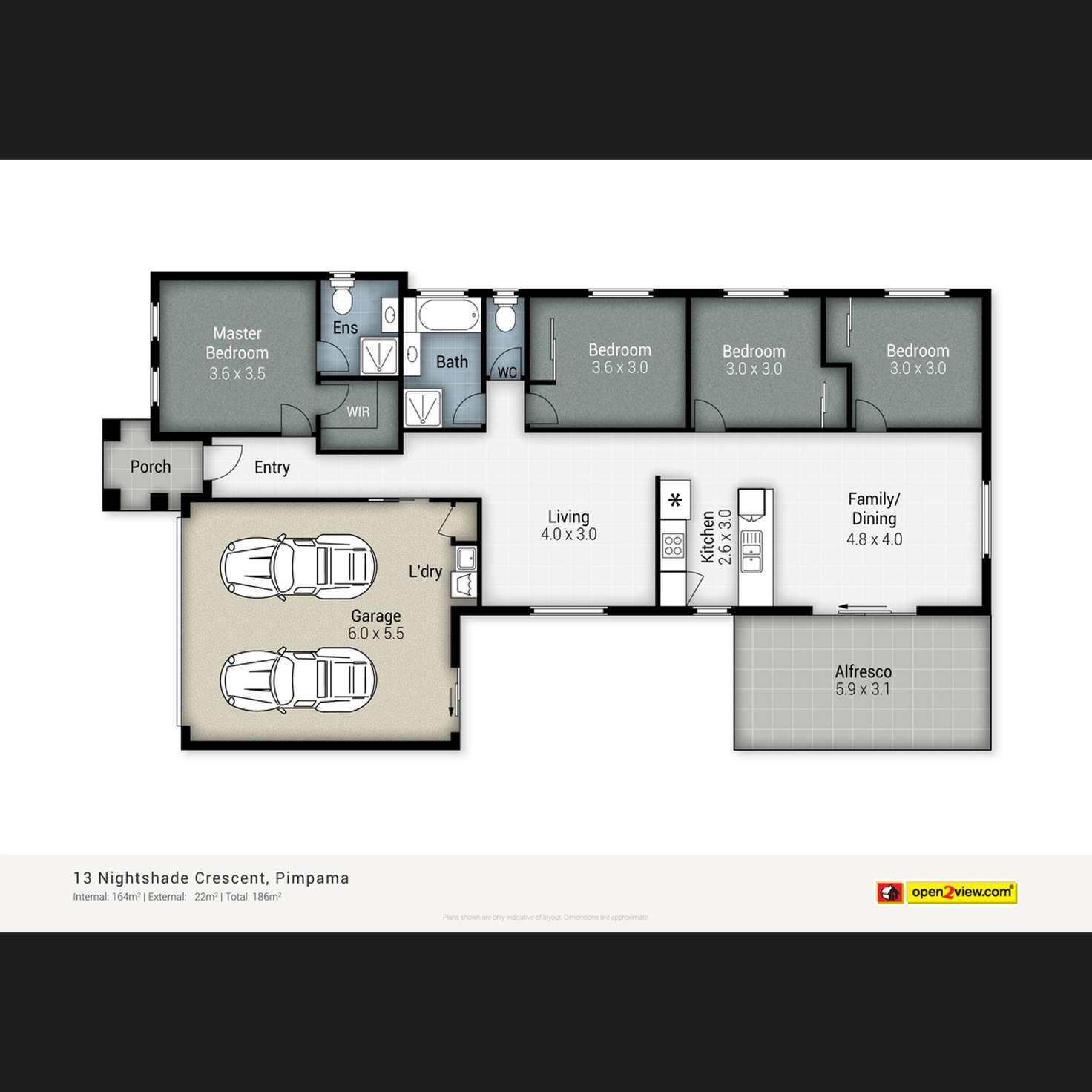 Floorplan of Homely house listing, 13 Nightshade Crescent, Pimpama QLD 4209