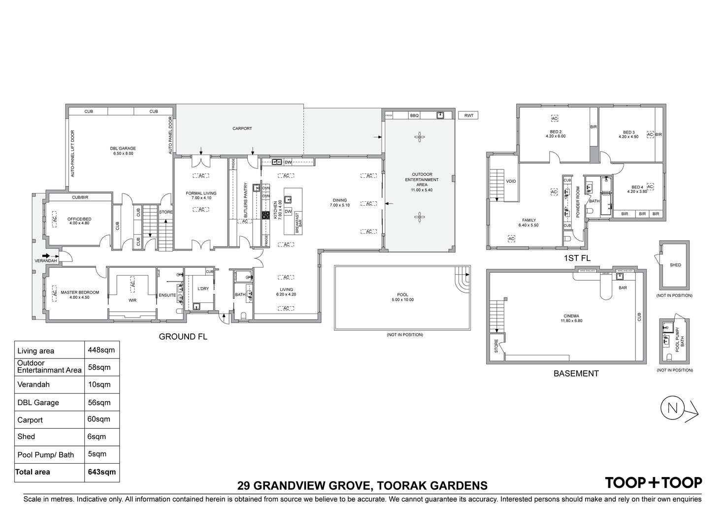 Floorplan of Homely house listing, 29 Grandview Grove, Toorak Gardens SA 5065