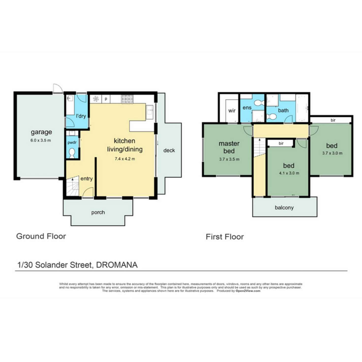 Floorplan of Homely house listing, 1/30 Solander Street, Dromana VIC 3936