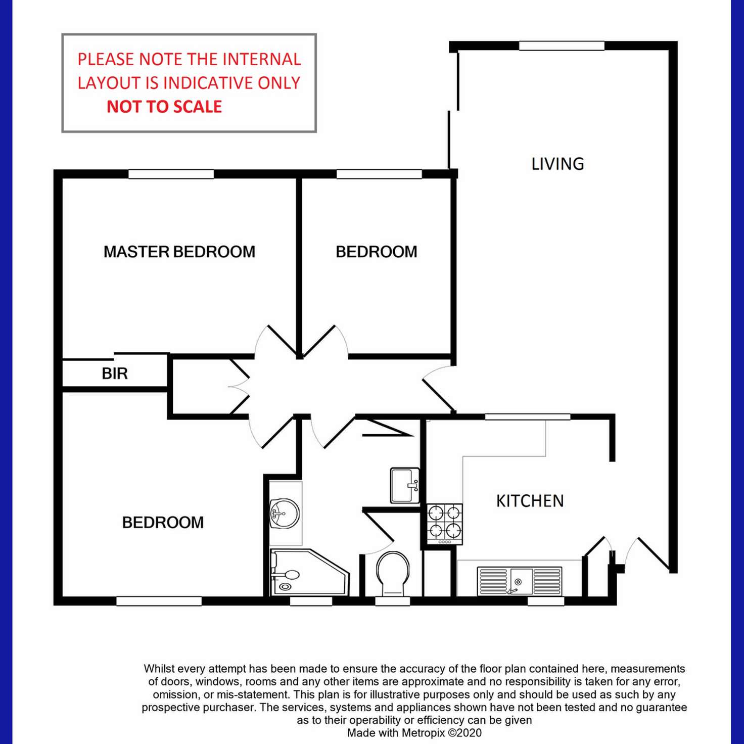 Floorplan of Homely flat listing, 3/51 Meyrick Way, Langford WA 6147