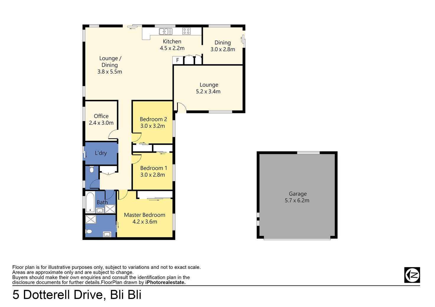 Floorplan of Homely house listing, 5 Dotterell Drive, Bli Bli QLD 4560