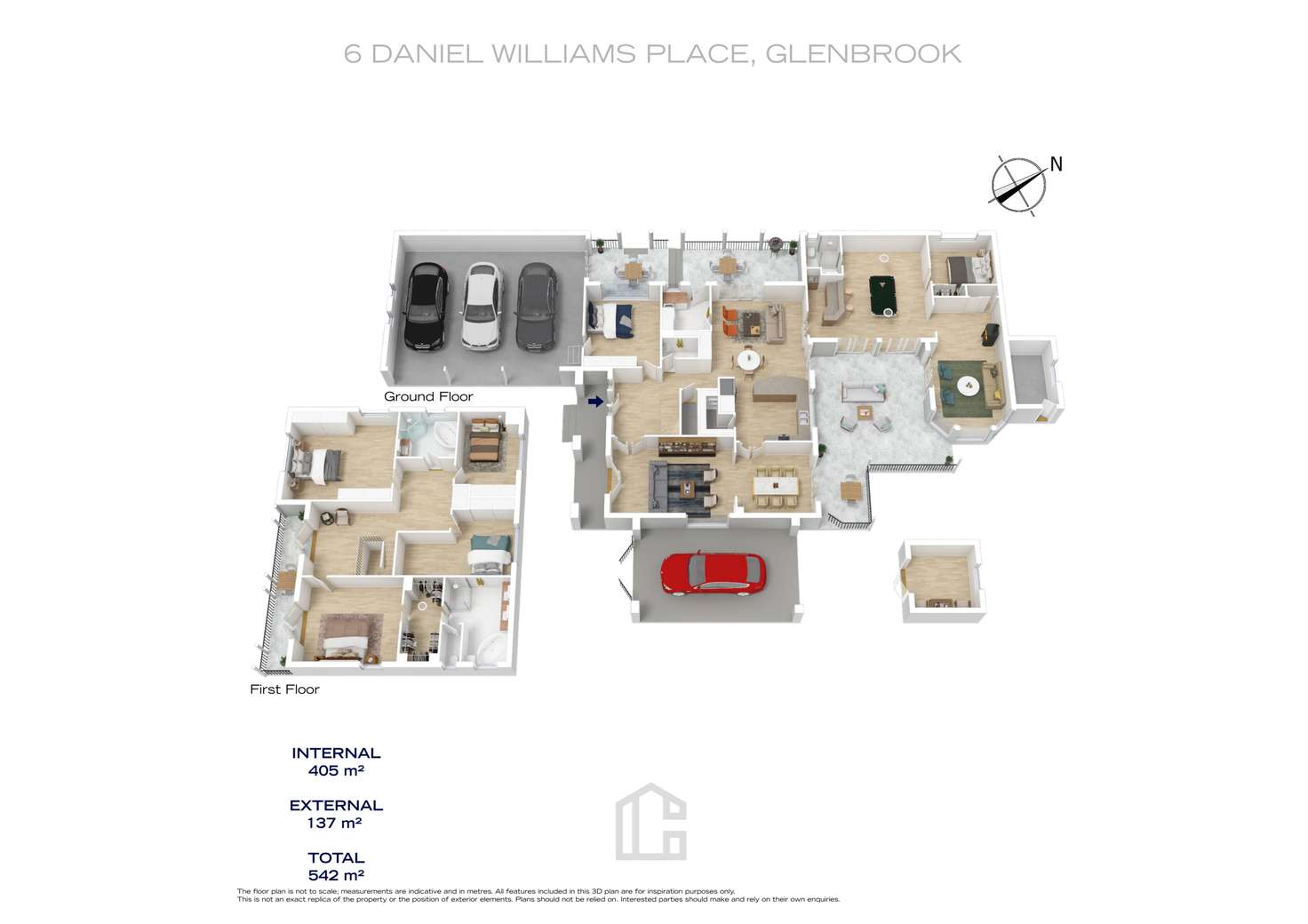 Floorplan of Homely house listing, 6 Daniel Williams Place, Glenbrook NSW 2773