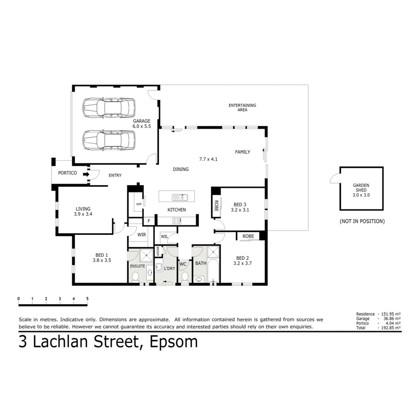 Floorplan of Homely house listing, 3 Lachlan Street, Epsom VIC 3551