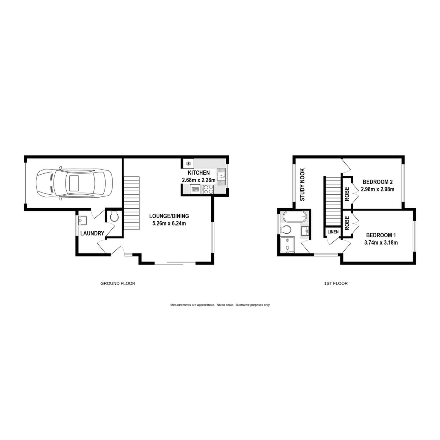 Floorplan of Homely townhouse listing, 10/10-18 Allman Street, Campbelltown NSW 2560