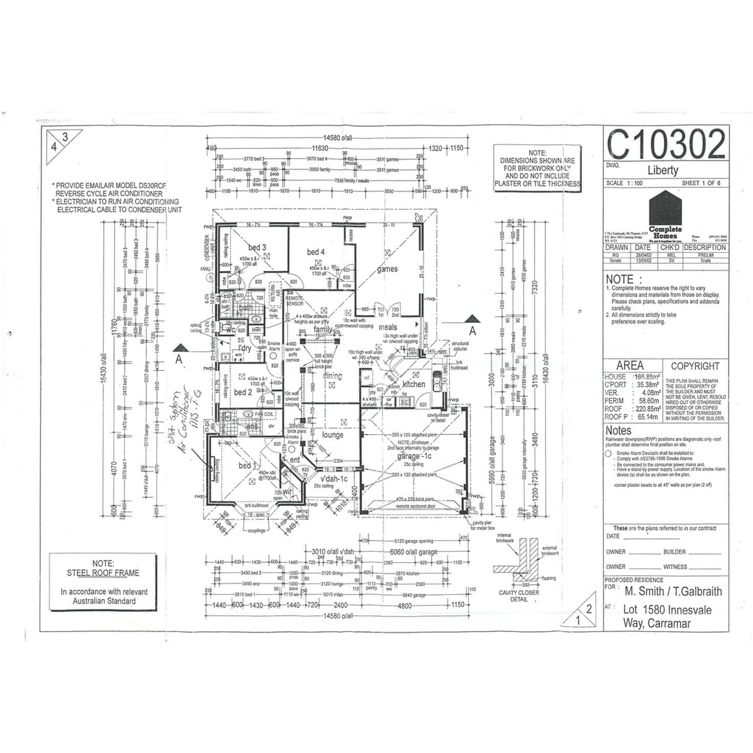 Floorplan of Homely house listing, 46 Innesvale Way, Carramar WA 6031