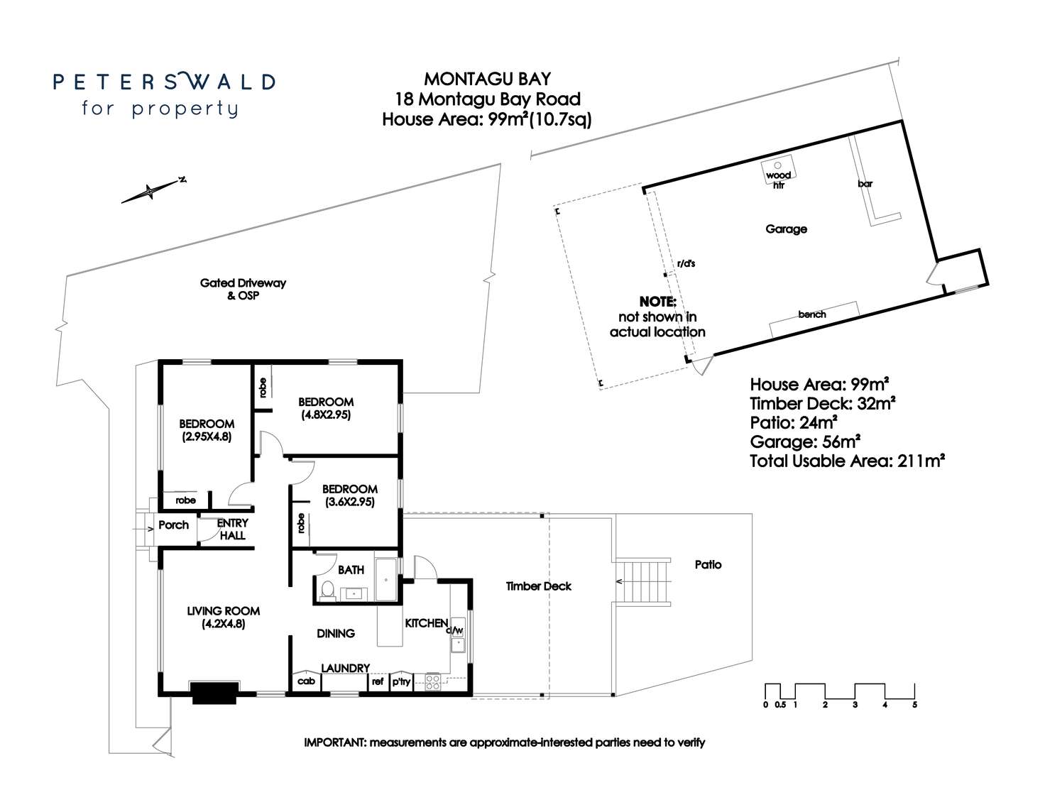 Floorplan of Homely house listing, 18 Montagu Bay Road, Montagu Bay TAS 7018