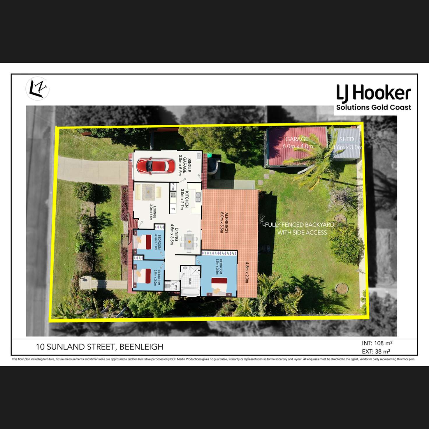 Floorplan of Homely house listing, 10 Sunland Street, Beenleigh QLD 4207