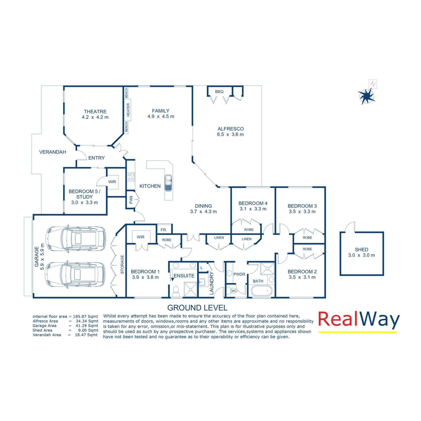 Floorplan of Homely house listing, 38 Charmaine Court, Kleinton QLD 4352
