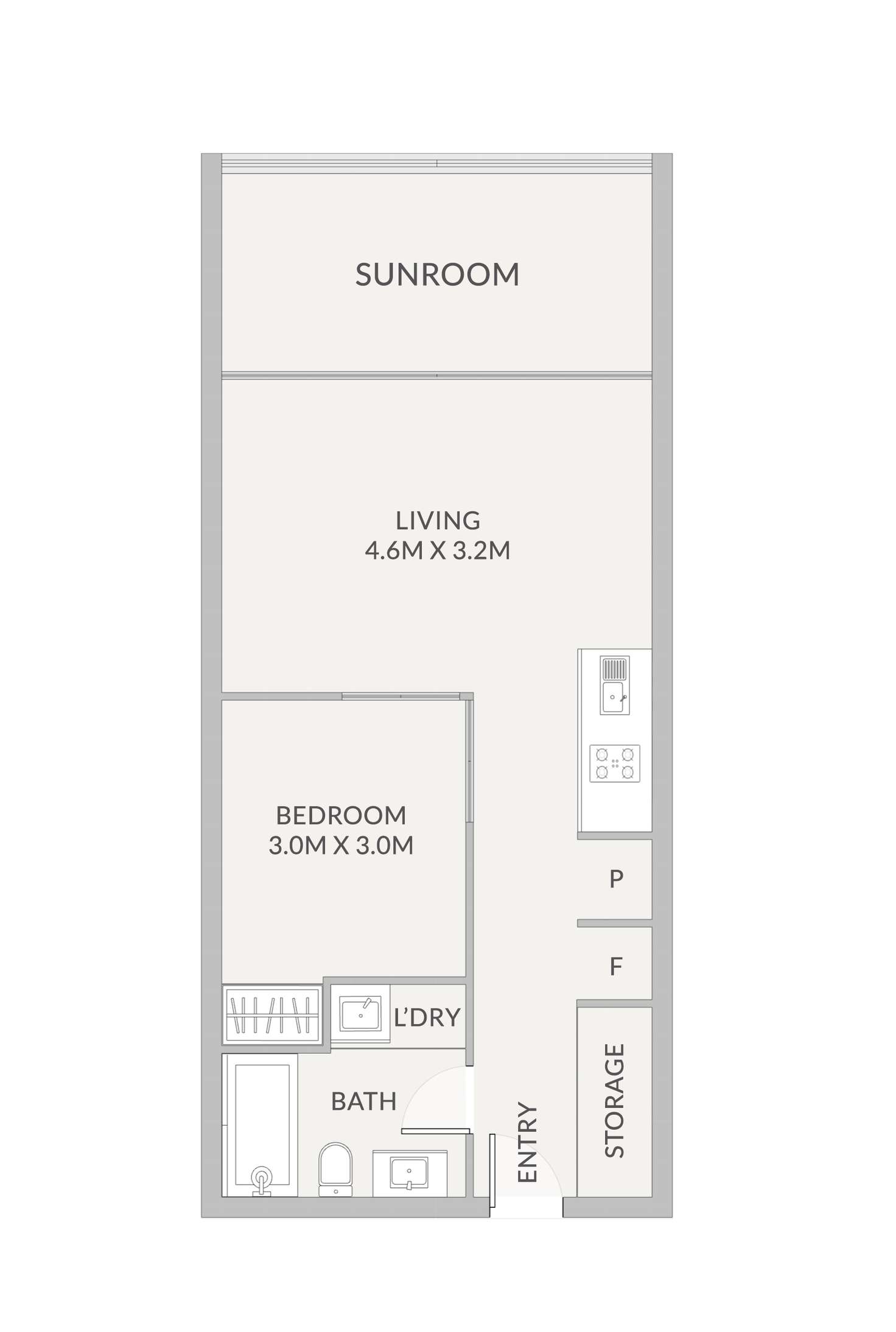 Floorplan of Homely unit listing, 57/2 Veryard Lane, Belconnen ACT 2617
