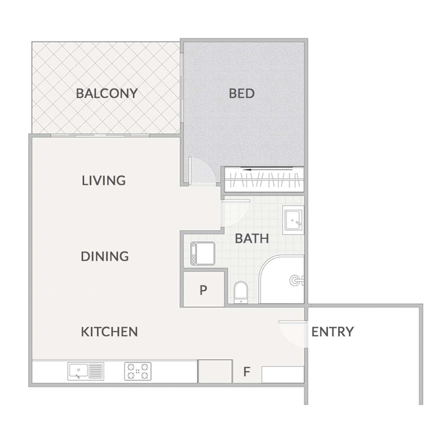 Floorplan of Homely apartment listing, 73/21 Battye Street, Bruce ACT 2617
