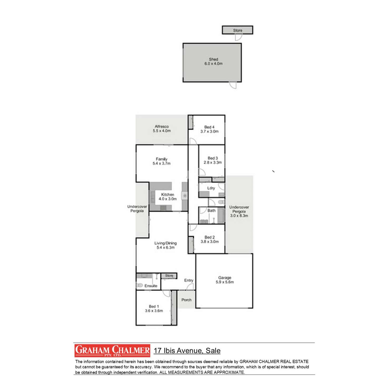 Floorplan of Homely house listing, 17 Ibis Avenue, Sale VIC 3850