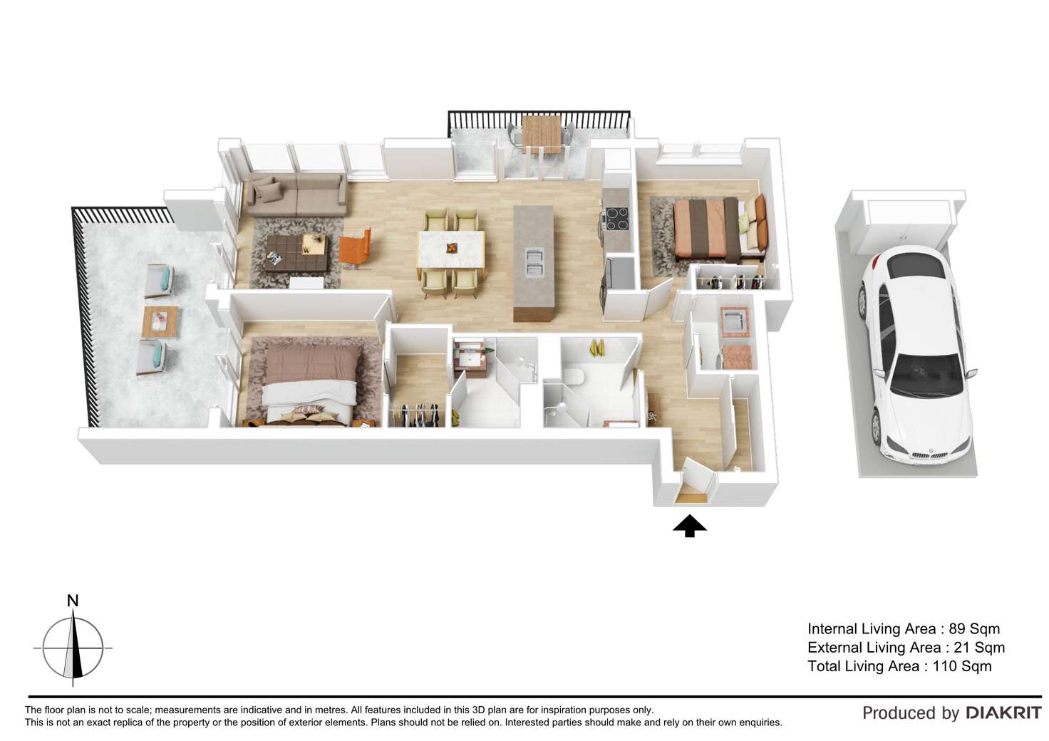 Floorplan of Homely unit listing, 4/1263 Gold Coast Highway, Palm Beach QLD 4221