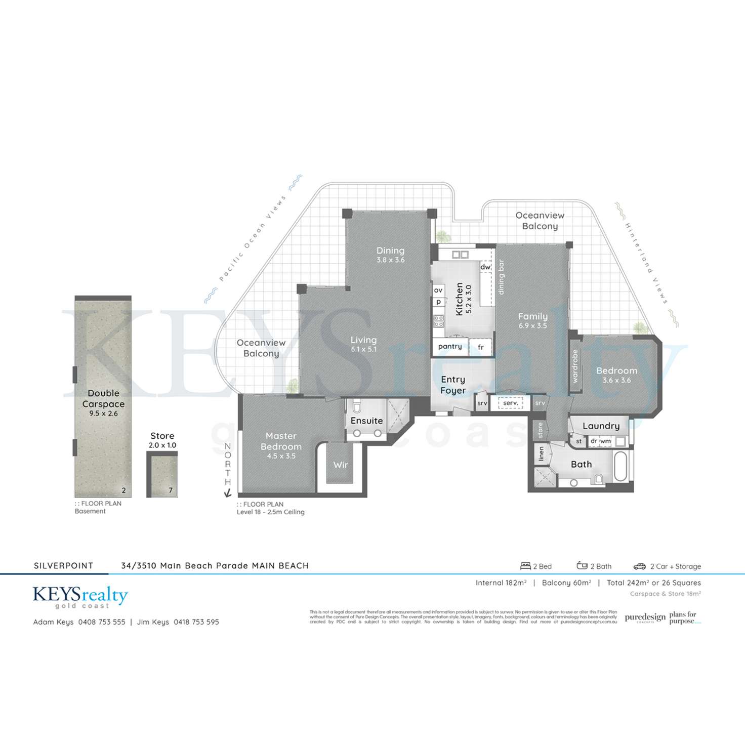 Floorplan of Homely apartment listing, 34/3510 Main Beach Parade, Main Beach QLD 4217