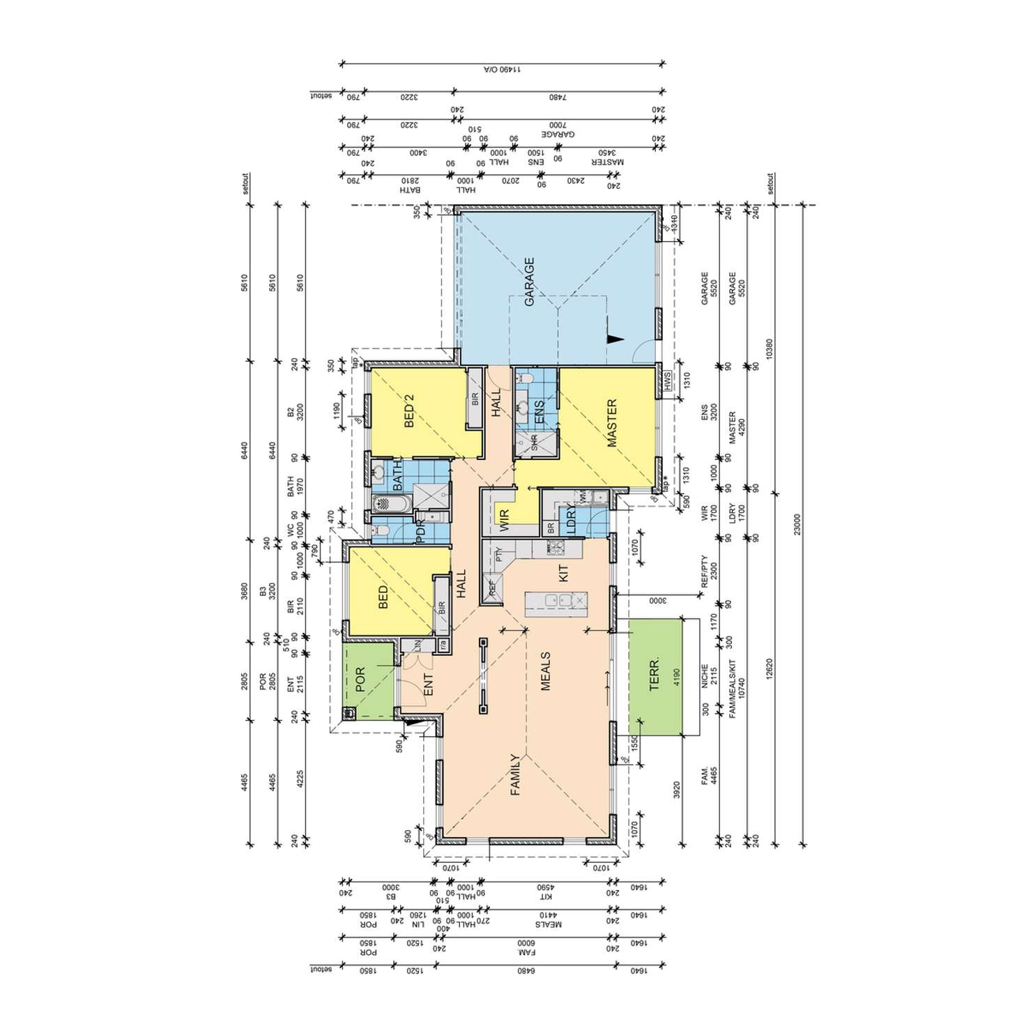Floorplan of Homely unit listing, 2/80A Inglis Street, Sale VIC 3850