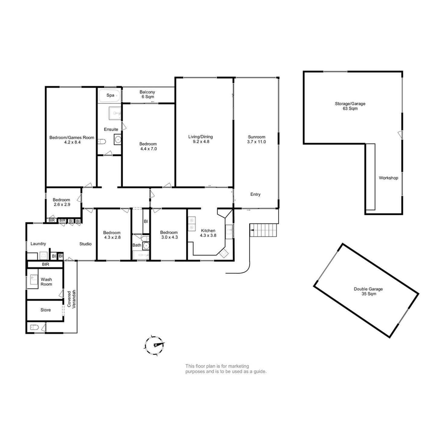 Floorplan of Homely house listing, 53 Esplanade, Lindisfarne TAS 7015