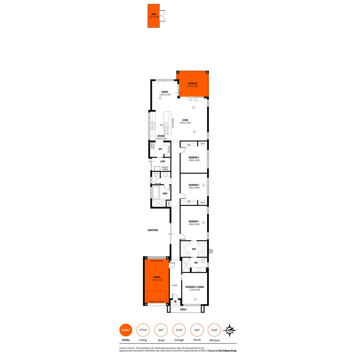 Floorplan of Homely house listing, 34A Browning Street, Tea Tree Gully SA 5091