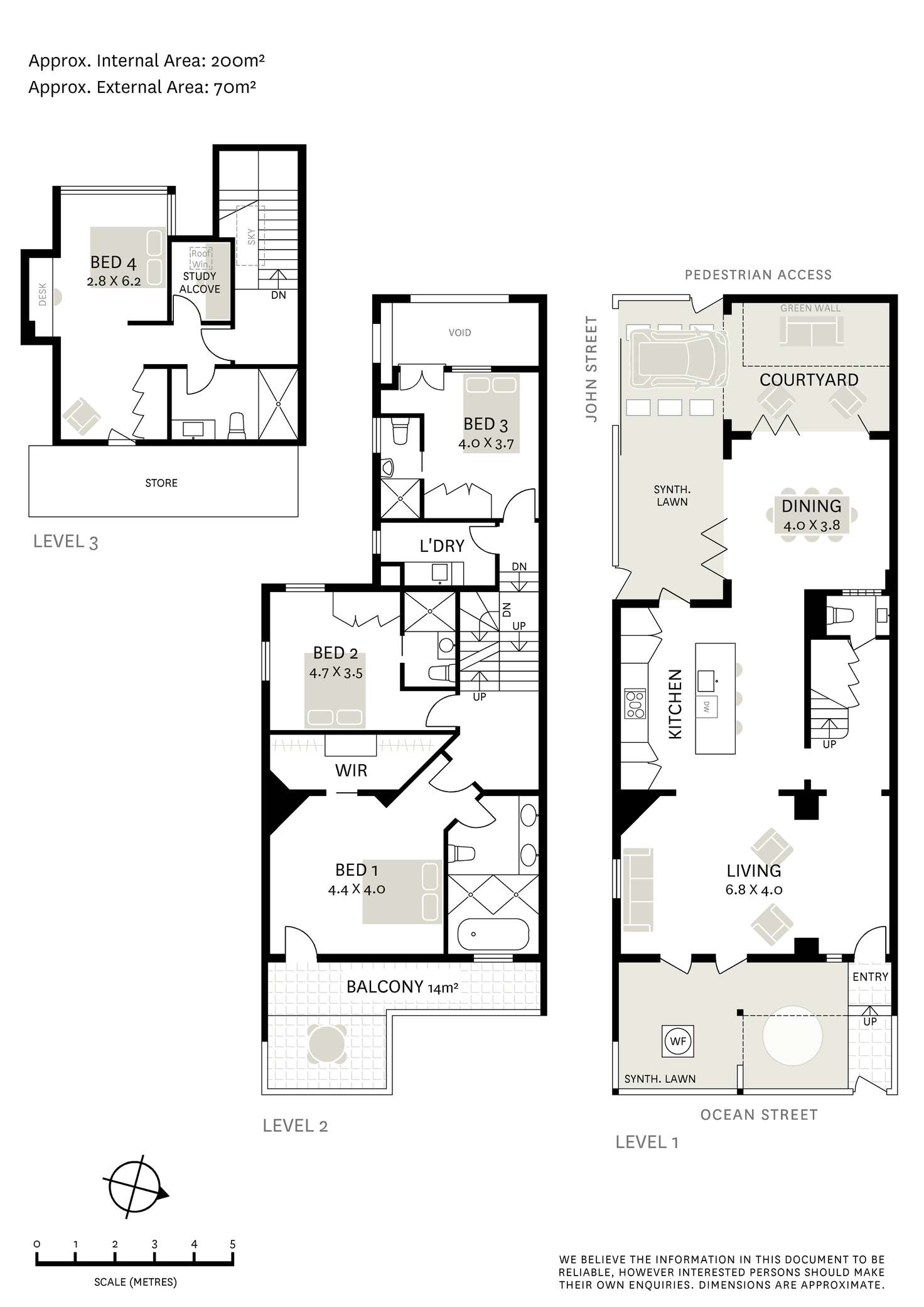 Floorplan of Homely terrace listing, 2 Ocean Street (Access Via John Street), Woollahra NSW 2025