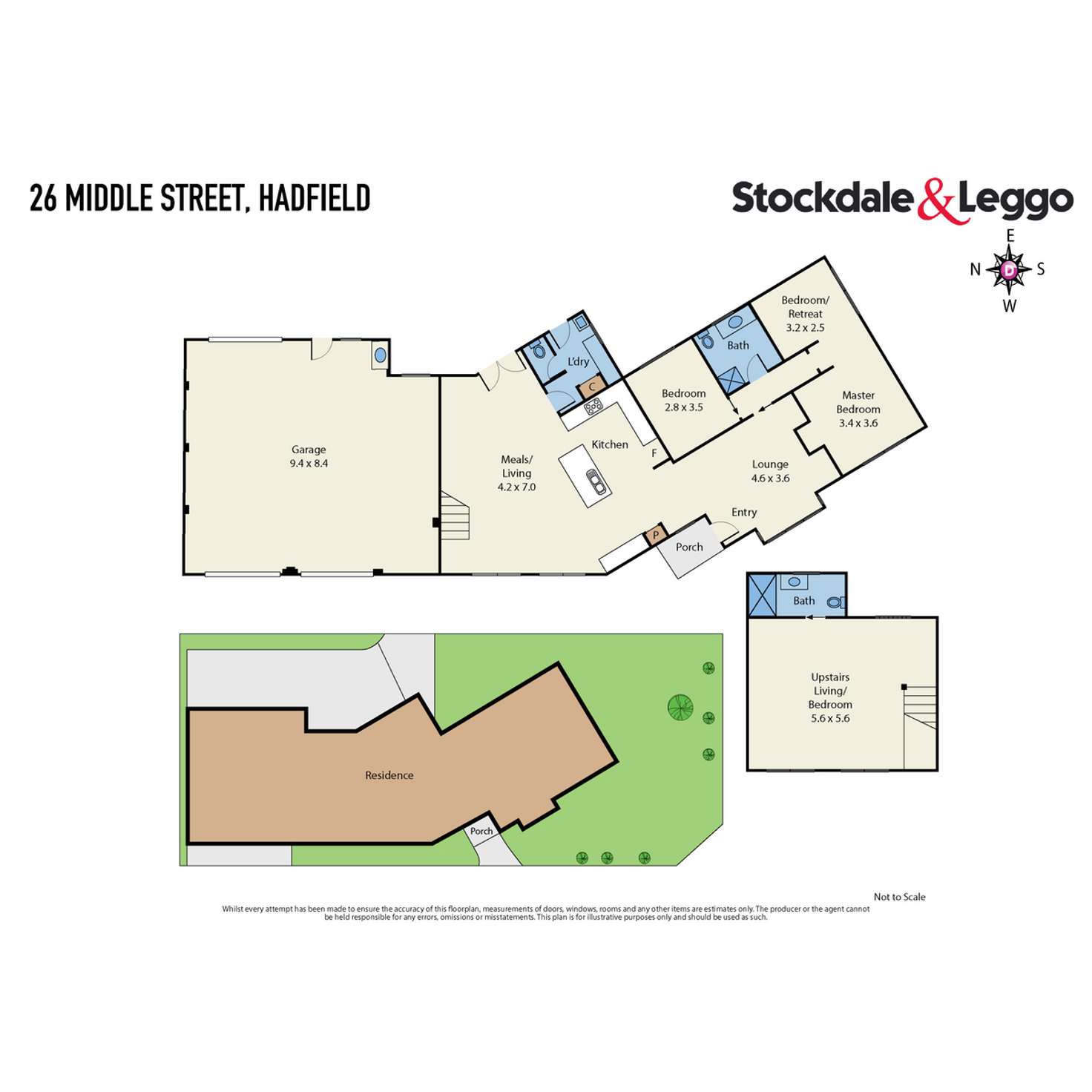 Floorplan of Homely house listing, 26 Middle Street, Hadfield VIC 3046