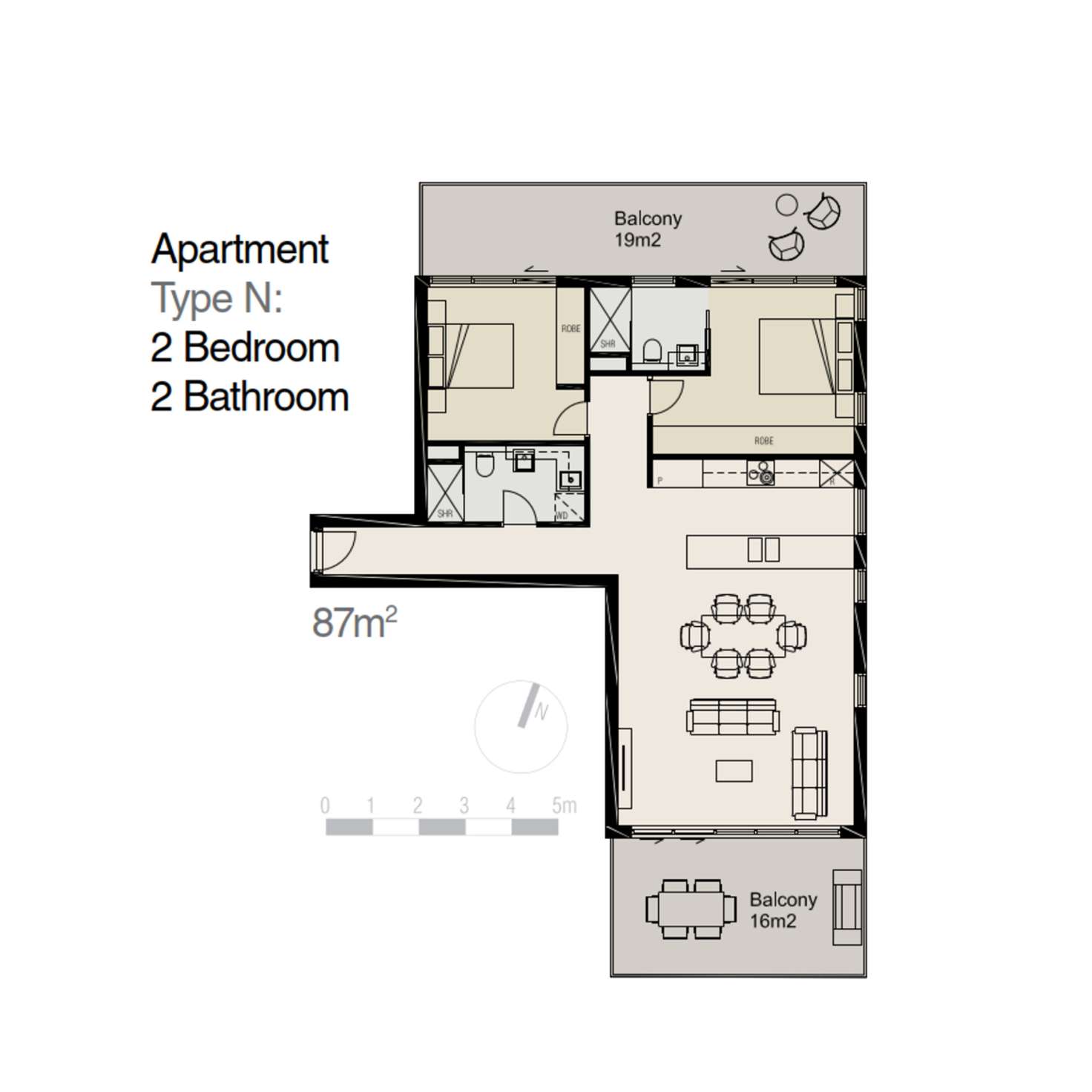 Floorplan of Homely apartment listing, 64/1 Freshwater Parade, Claremont WA 6010