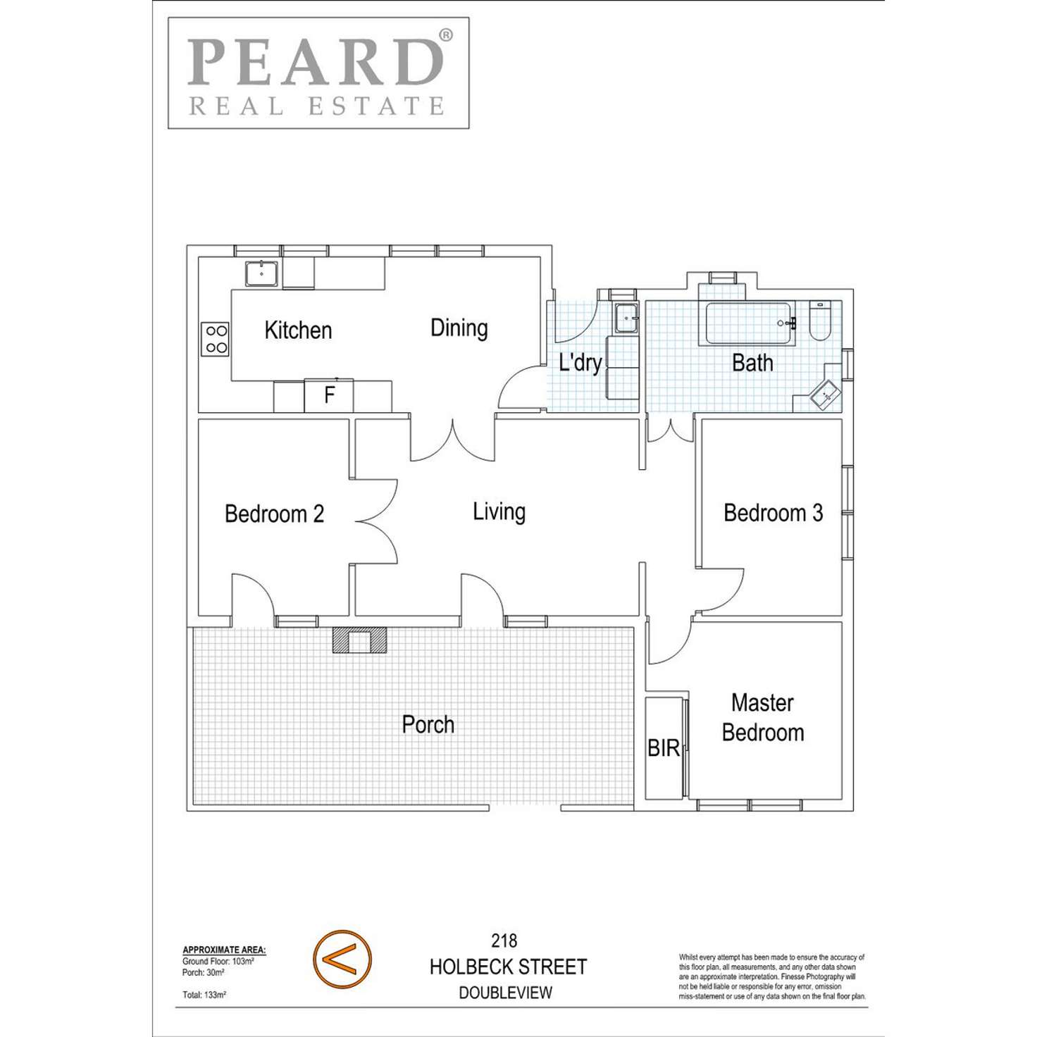 Floorplan of Homely house listing, 218 Holbeck Street, Doubleview WA 6018