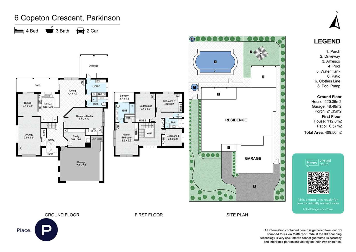Floorplan of Homely house listing, 6 Copeton Crescent, Parkinson QLD 4115