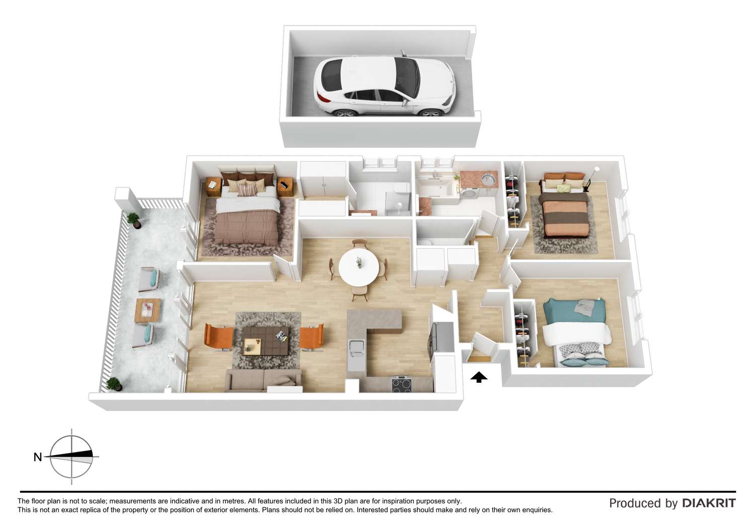Floorplan of Homely unit listing, 24/11 Taigum Place, Taigum QLD 4018