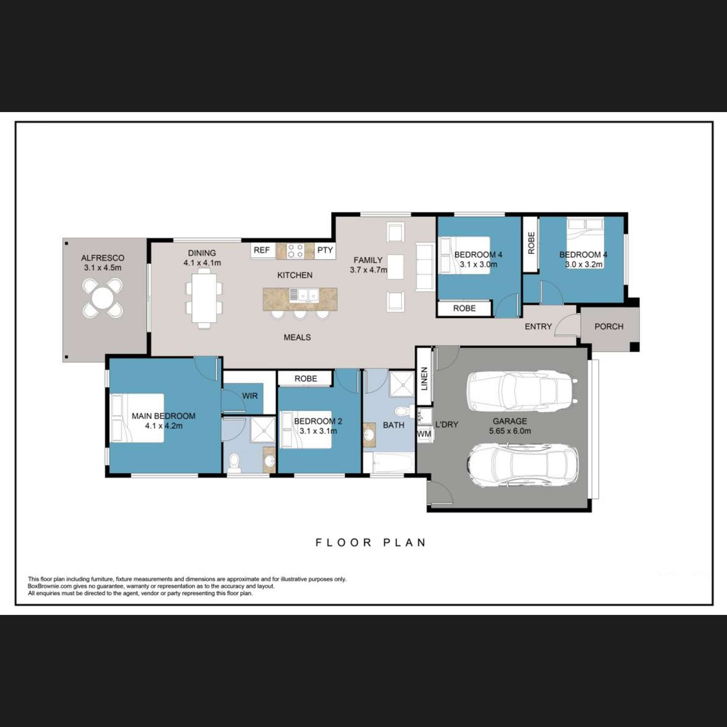 Floorplan of Homely house listing, 3 Undarra Street, Pimpama QLD 4209