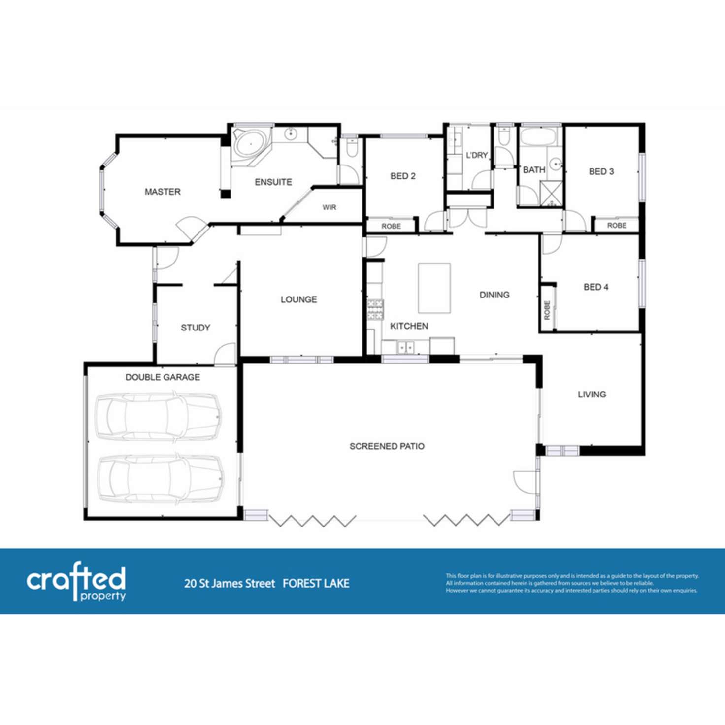 Floorplan of Homely house listing, 20 St James Street, Forest Lake QLD 4078