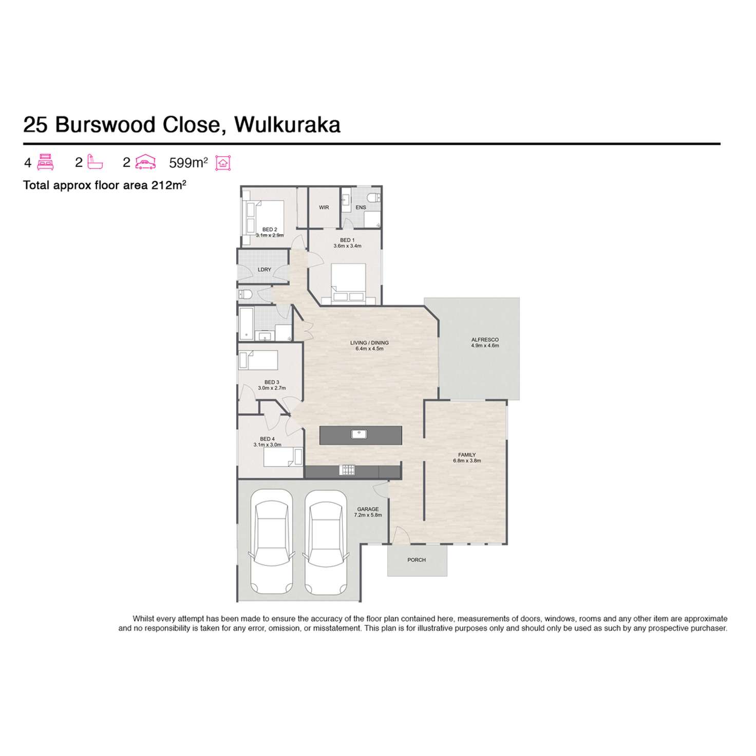 Floorplan of Homely house listing, 25 Burswood Close, Wulkuraka QLD 4305