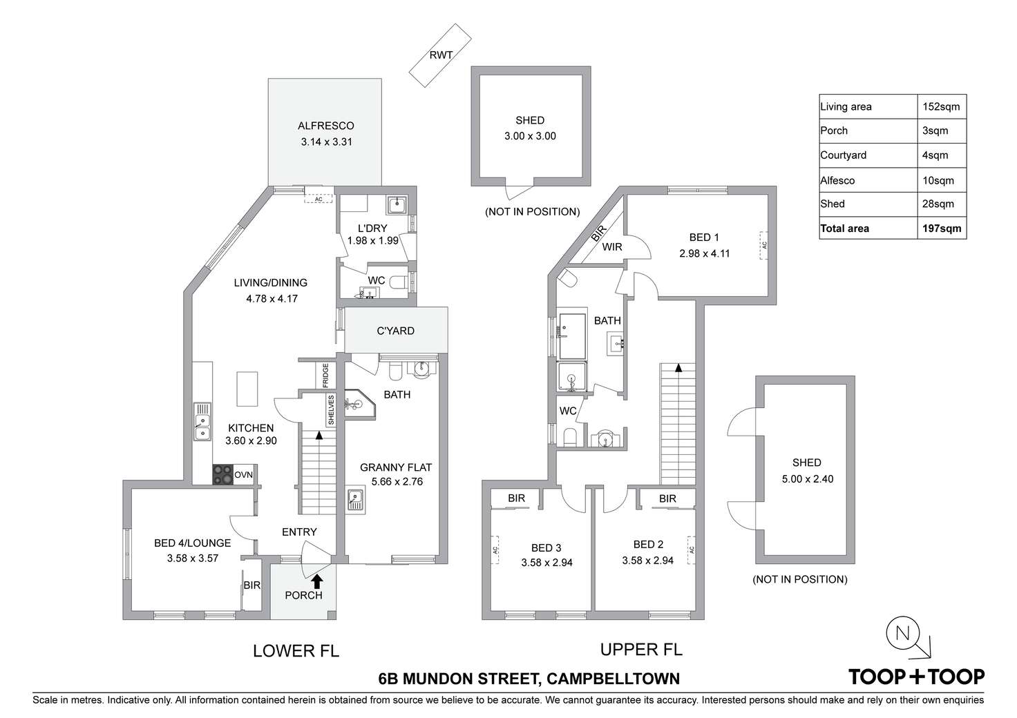 Floorplan of Homely house listing, 6B Mundon Street, Campbelltown SA 5074