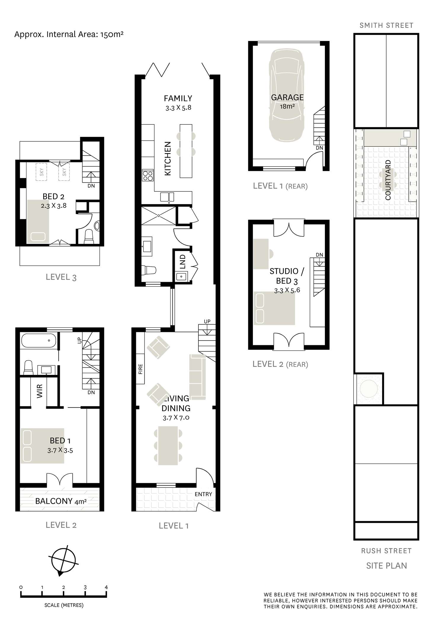 Floorplan of Homely terrace listing, 31 Rush Street, Woollahra NSW 2025