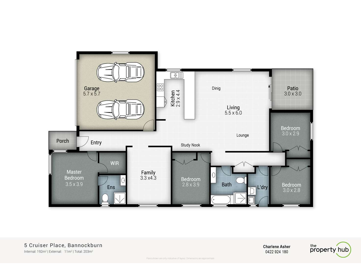 Floorplan of Homely house listing, 5 Cruiser Place, Bannockburn QLD 4207